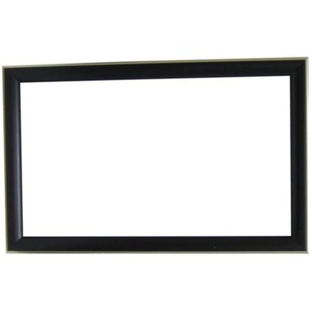 ALPINE FINE FURNITURE Alpine Fine Furniture 78232 Cypress Collection Black Grained with Silver Trim Wall Mirror 78232